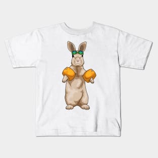 Rabbit Swimming Water wings Kids T-Shirt